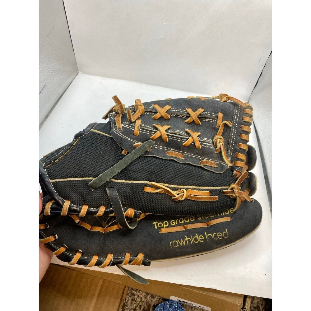 Franklin 4379 Slow Pitch Softball Glove Steerhide Lace Mesh  RHT 13" Adult